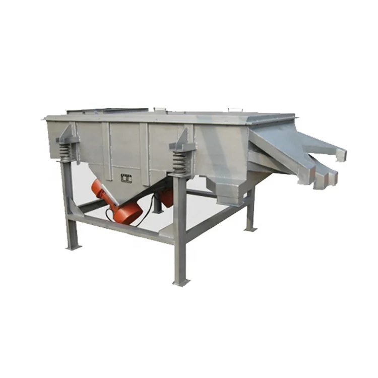 Cement Linear Vibrating Screen Particle Size Analysis Sieving Machine Electric
