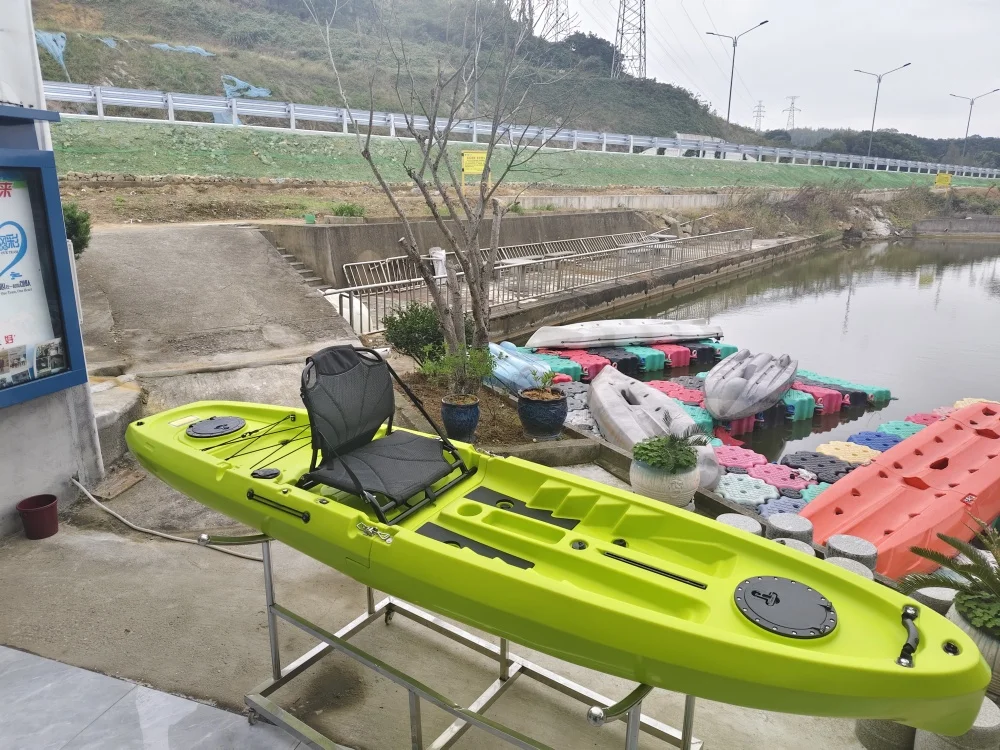 New Arrival Modular Mayak 3.3m 2 Section Detachable Sit On Top Kayak Hard Plastic Single Fishing Kayak One Seat