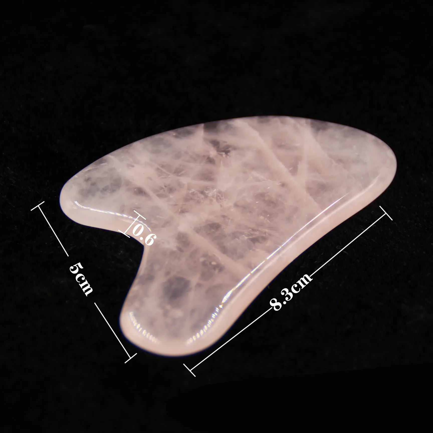 HY Hottest design Noiseless Face and Gua Sha Rose Quartz Gua Sha Facial Tool Face Massage