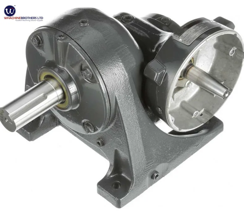 Professional Low Backlash Square Worm Gear Gearbox Speed Reducer