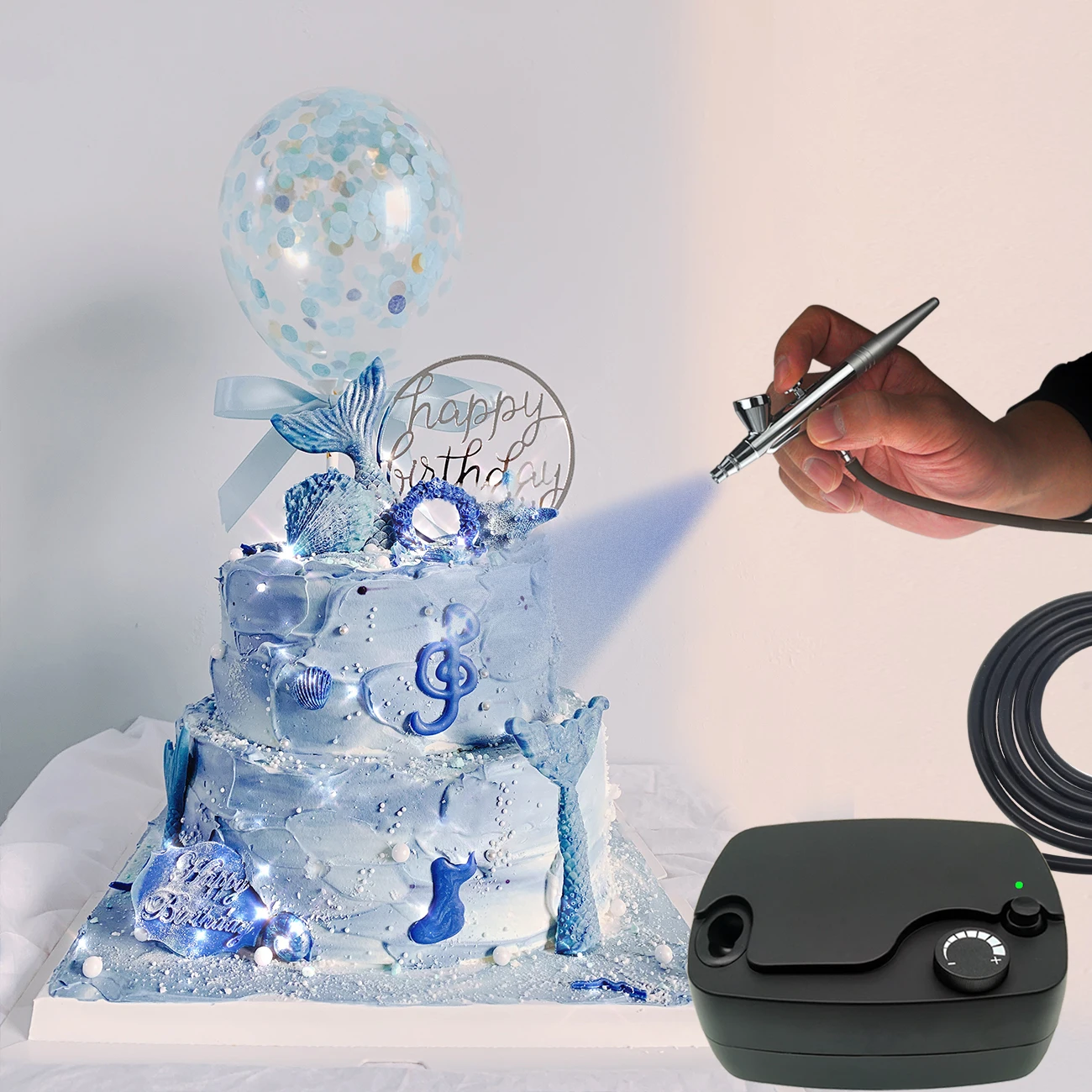 Popular cake decorating airbrush compressor kits