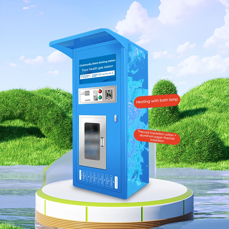 Reverse Osmosis Small Refill blue red color Ro Drinking Purified Bottled filling Water Vending plant Machine For Drinking Water