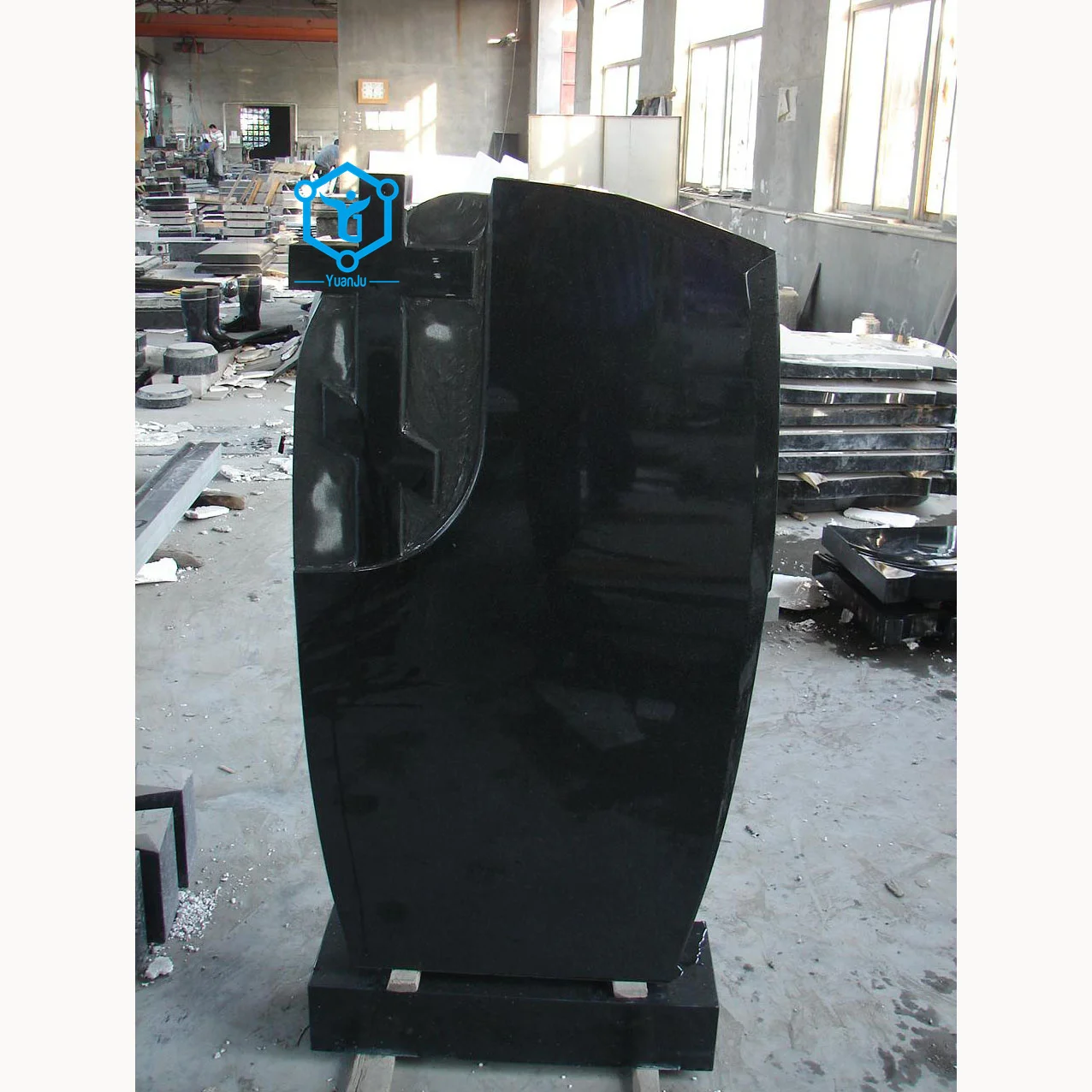 Factory Price China Black Granite Monument/Tombstone/Gravestone/Headstone cemetery
