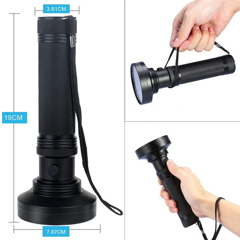 Multi-function LED ultraviolet flashlight UV fluorescent agent detection flashlight outdoor camping light