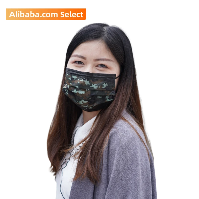 Camouflage masks fashion protective masks disposable mask