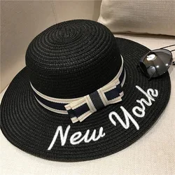 ALLCH RTS Женская Солнцезащитная соломенная фетровая шляпа, складная соломенная шляпа со скиммером и вышивкой