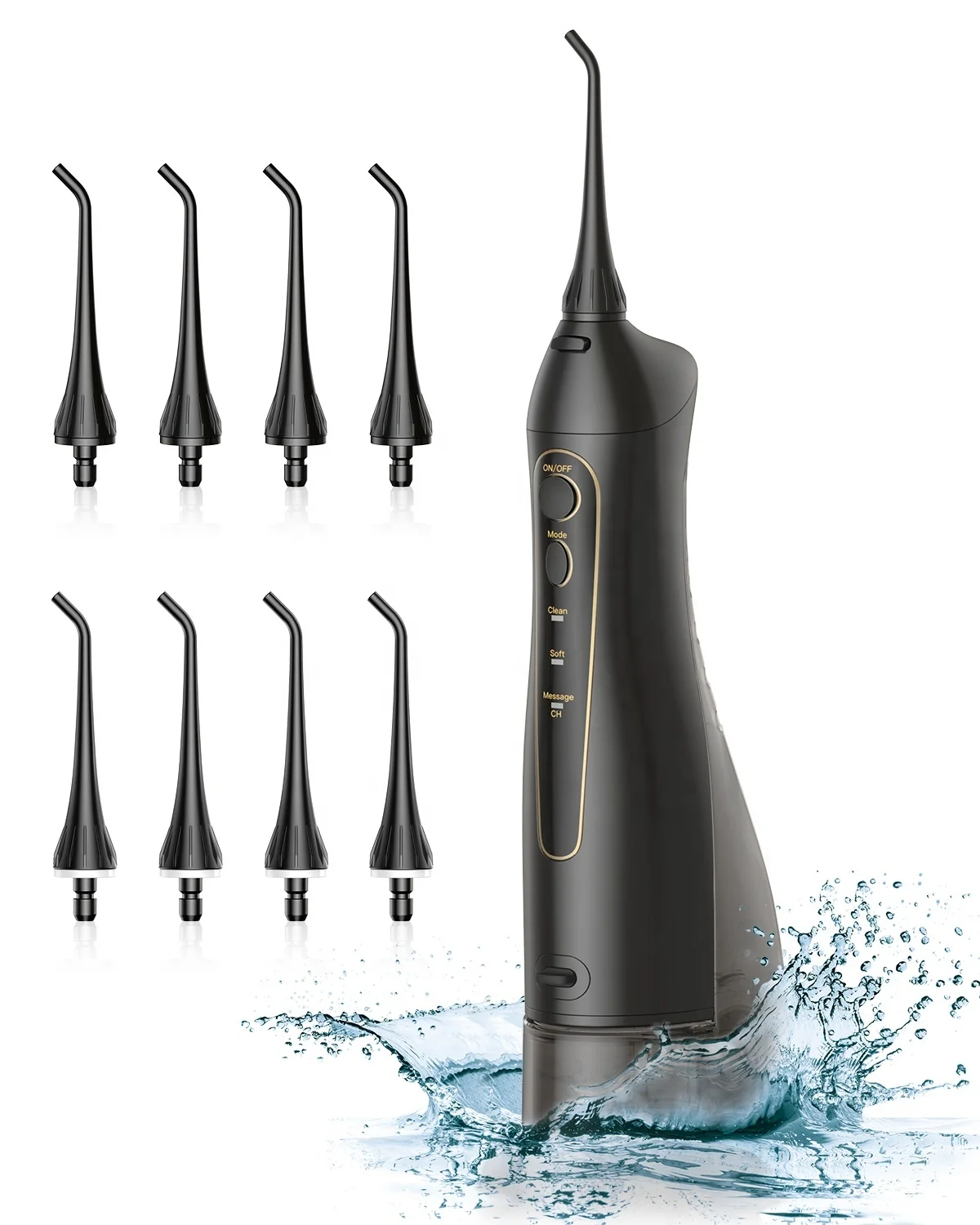 Cordless Water Flosser Rechargeable Portable Oral Irrigator for Travel Home Soft Waterproof Usb Power Item Battery Tank