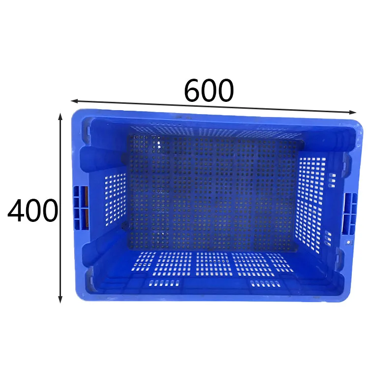 600 x 400 heavy duty durable logistic distribution pp vented mesh apple nestable  fruits plastic vegetable crate