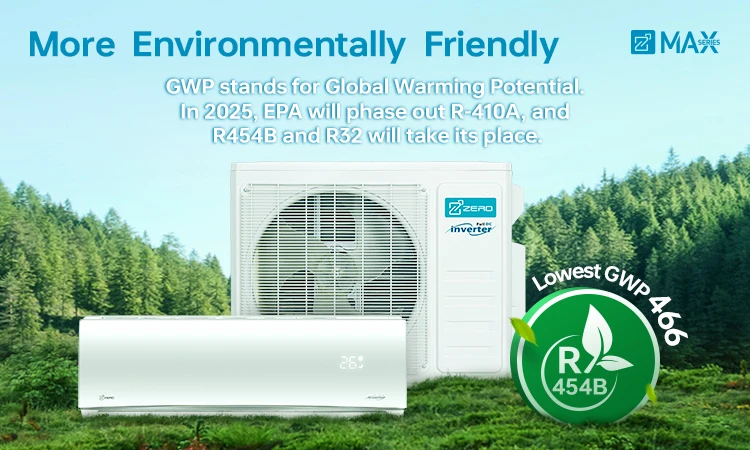 Настенный инвертор 9000-36000Btu R454B R410A R32