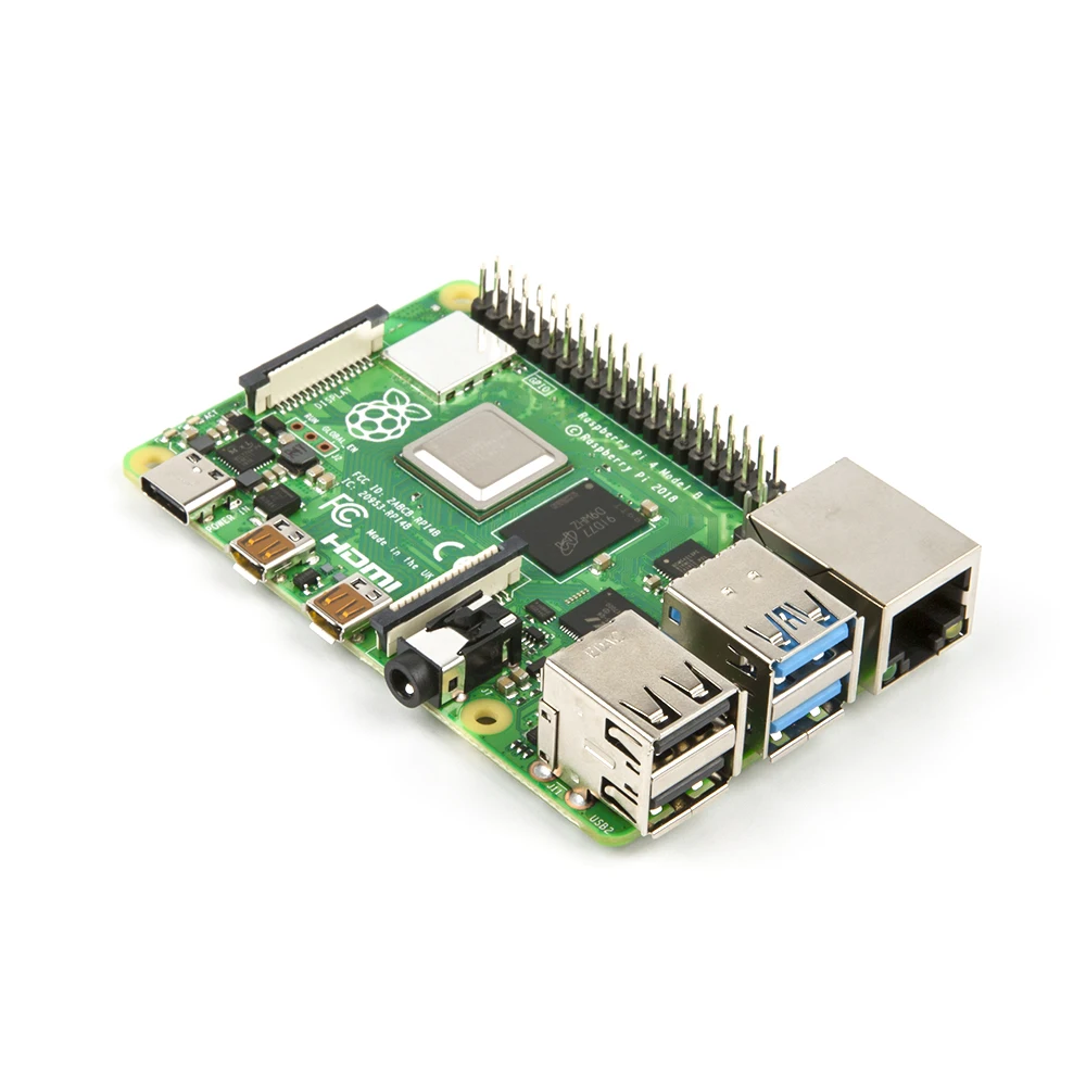 Hot Selling Raspberry Pi 4 Model B BCM2711 Quad-core Cortex-A72 1.5GHz 2GB RAM with Dual Band WIFI Blueteeth Support POE