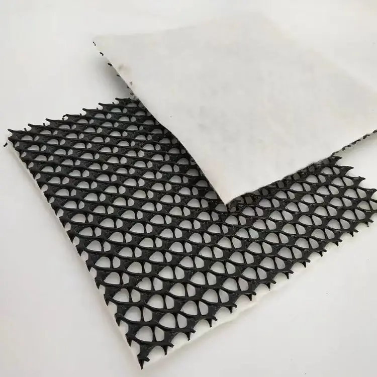 HDPE 3D Composite Drainage Network Tunnel Foundation, Roof Greening Drainage, Geonet Drainage Liner