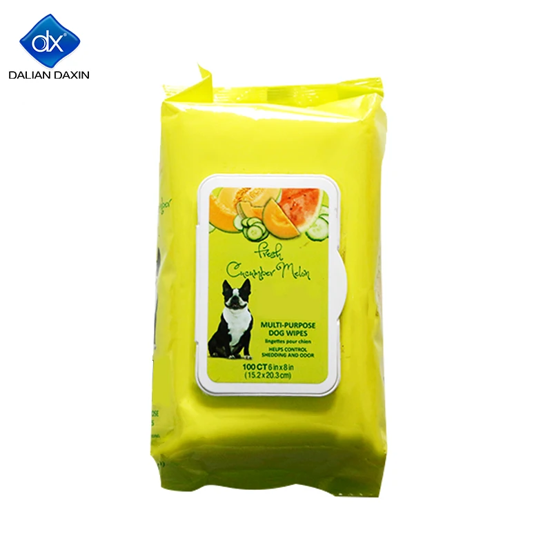 Wholesale Custom Disposable ECO Friendly Pet Cats Dogs Eyes Cleaning Wipes OEM All-Purpose Pet Wet Wipes