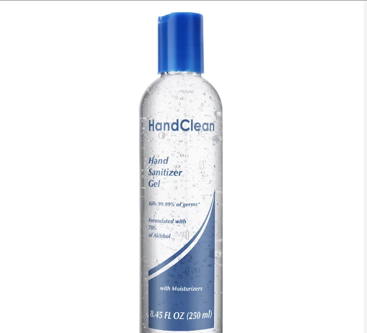 Ароматизированное гелевое дезинфицирующее средство для рук HandClean, 8,45 унций, бутылка 48 шт. в коробке