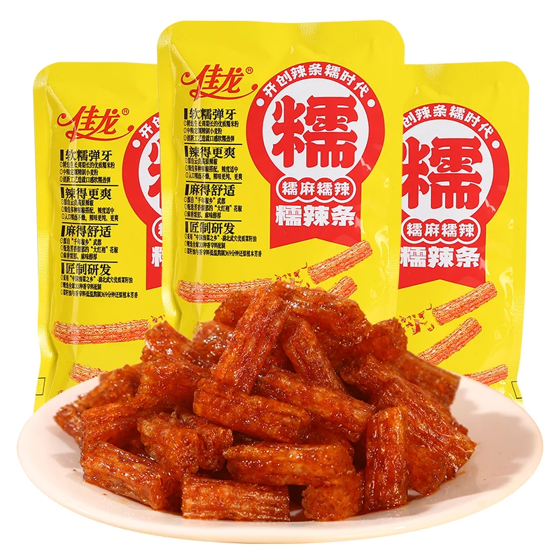 Hot Selling Chewy Chilli Sharp Taste Spicy Gluten Vegetarian Latiao Snack Spicy Snack