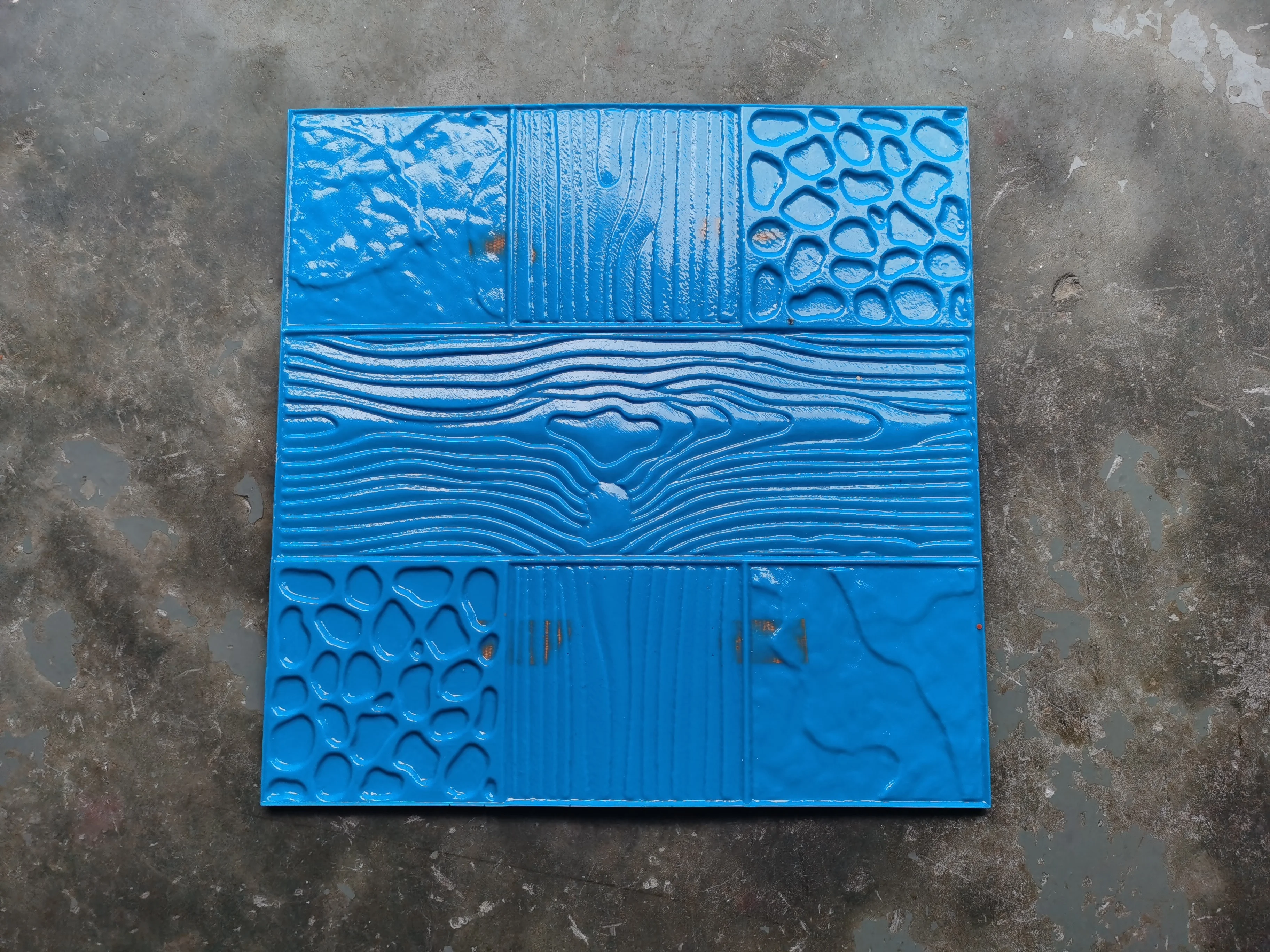 Decorative Concrete Cement Roller Stamped Imprint Molds Stamp Mats Manufacturer