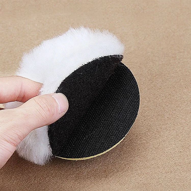 
Manufacturer wholesale 3m quality 3 inch BLACK-LOOP back car wool polishing pad 