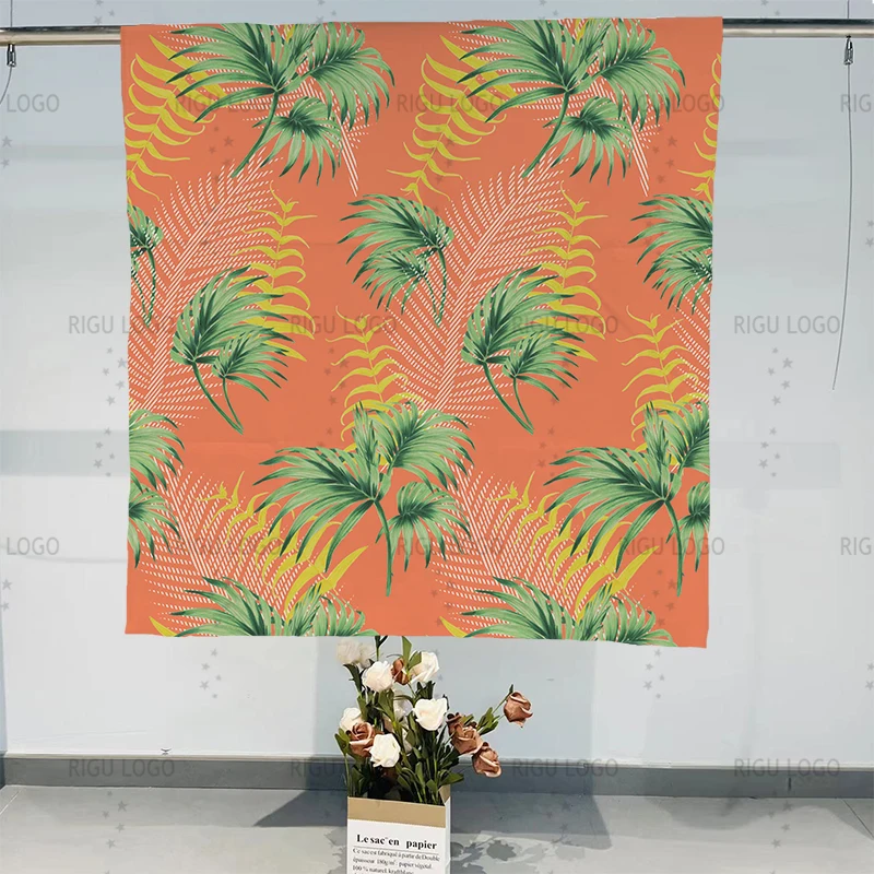 RIGU Textiles Now Trending Custom Challis Dirac Soft Colorful Somali Flower Digital 100 Rayon Printed Fabric For Dresses