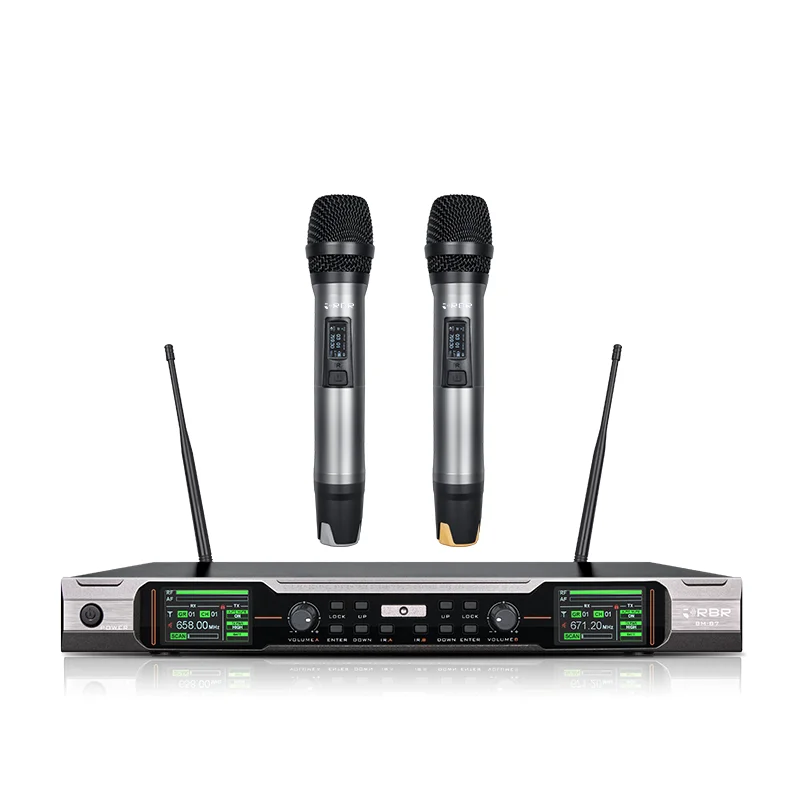 
 Новый дизайн, профессиональный беспроводной микрофон bm87 uhf со сценой  