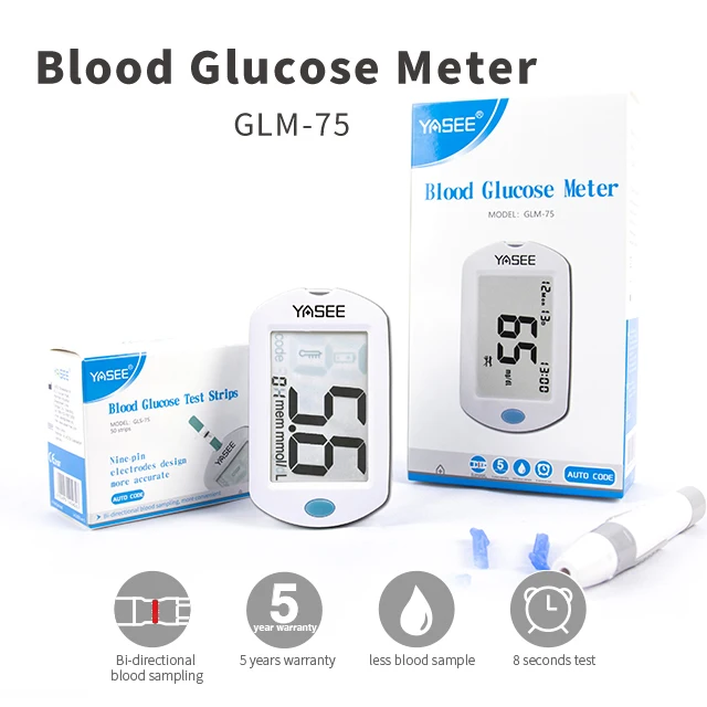 YASEE High quality Wholesale Ambulatory Glucometro Digital Home Blood Sugar Tester