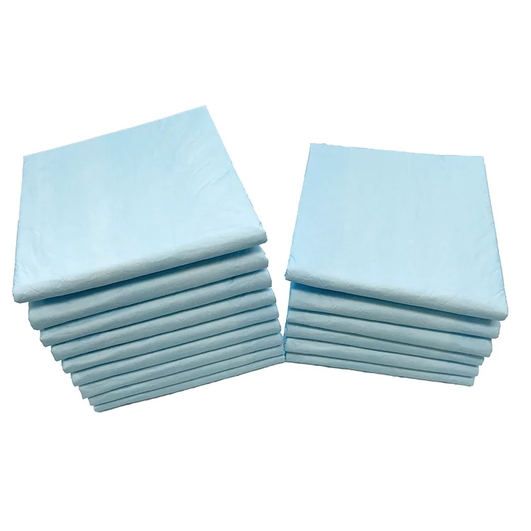 Disposable Blue Medical Bed Underpad With SAP Super Absorption Underpad