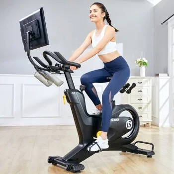 
Pooboo high tech dynamic spinning bike spinning indoor exercise fit bike cardio exercise machine for cardio training and fitness 