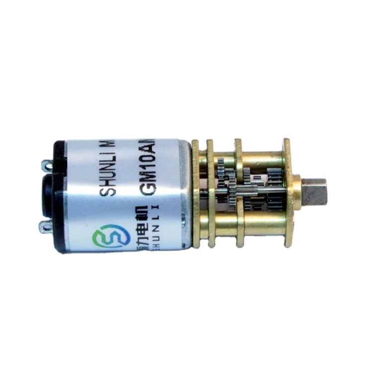 Shunli dc gear motor low rpm 60rpm 3v 10mm dc mini gear motor for toys car