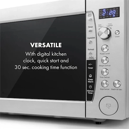 60L Stainless Steel Inverter Microwave Oven With Grill