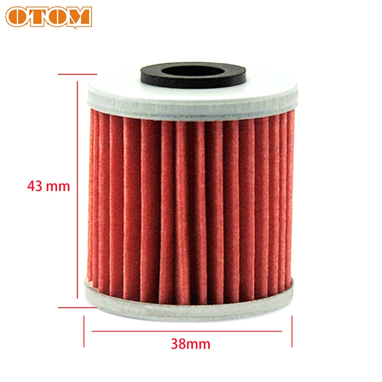 OTOM KXF Motorcycle Oil Filters Motorcorss Dirt Pit Bike Engine Fuel Filter Cleaner For KX250F 2004-2019 KX450F 2016-2019