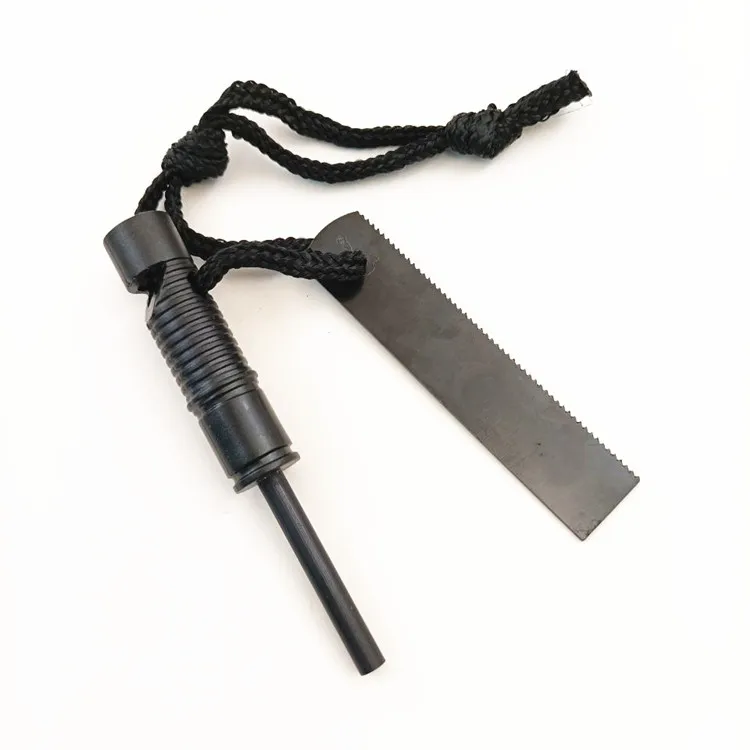 2015 new Fire Starter Ferro Rod ,Fire Starter Ferrocerium fire Stone Magnesium flint rod with compass zipper pull