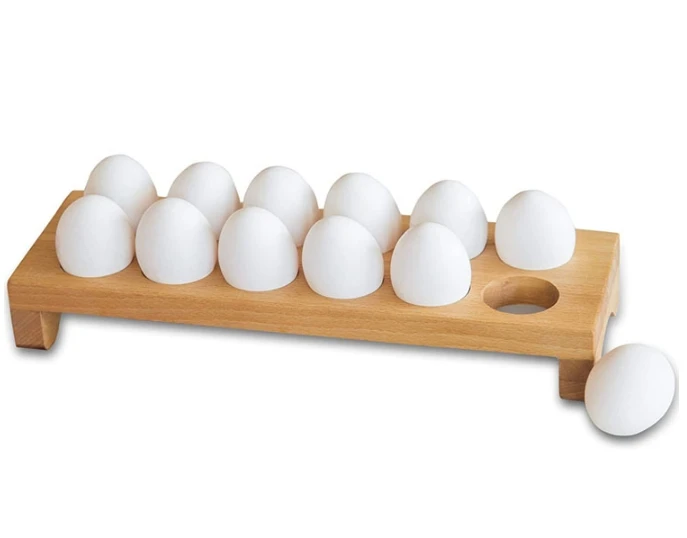 Made in China Penguin Eggs Holder Wooden Rolling Egg Holder