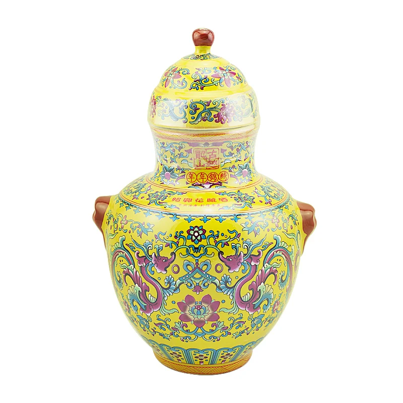 Hua Diao wine aged 20years filled in beautiful porcelain bottle