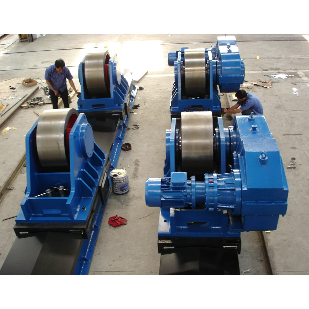 Self Aligned Welding Rotator With 80t Loading Capacity Pipe Welding Turning Roll