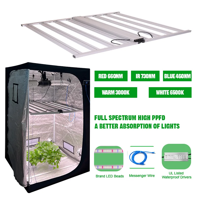 LEDILAND Wholesale Price High Quality Fabric Indoor Hydroponic Grow Tent Complete Kit 4*4FT