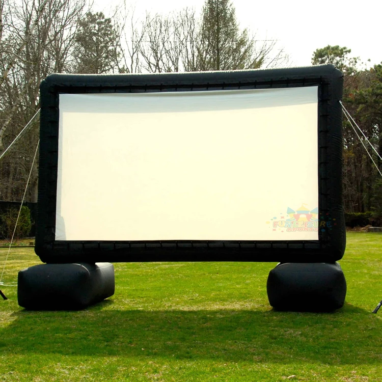 Commercial Gonflables Blow up Tv Cinema Projection Advertising Inflatable Movie Screen Outdoor
