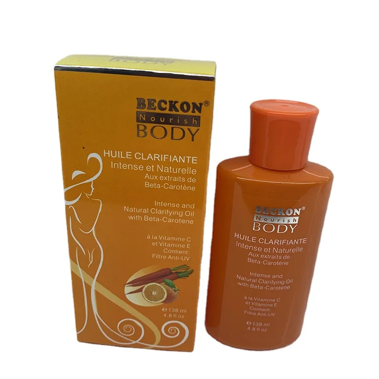 New hot sale ladies and babies promote healthy skin fragrance-free carrot body oil