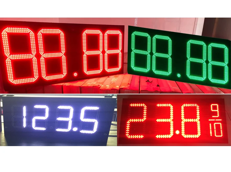led 7 segment module/Led pcb board 8 number/Gas station led gas price sign