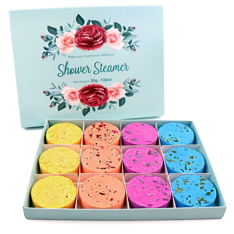 Aromatherapy Shower Tablets Long-lasting Fragrance Bathing Steamers Unique Natural Scents for A Relaxing Shower Experience