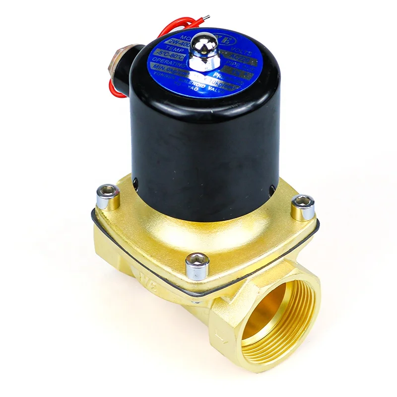 1/2 дюймов AC DC 12v 24v 110v 220v Гидравлический Электрический воздушный паровой пропорциональный диафрагма медная катушка латунный электромагнитный клапан для воды