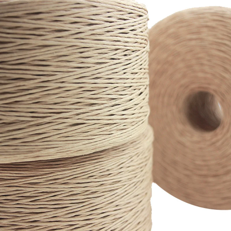 Raffia Paper Craft Twisted Cord Strings 1mm Paper Rope For Hang Tag