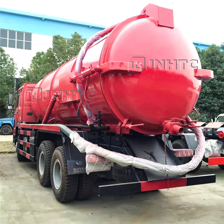 Sinotruk Howo 6x4 8m3 16m3 20m3 vacuum sewage pump suction tank sewage Sucker Sewer Jetting trucks for sale