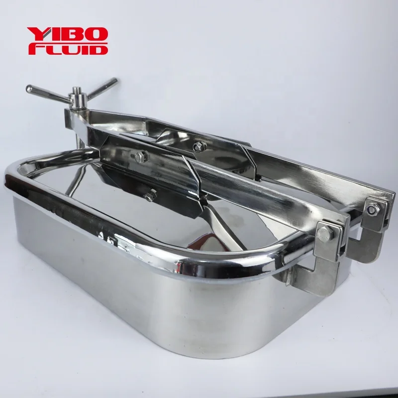  Гигиеническая Квадратная Крышка Люка из нержавеющей стали SS304/316L санитарная прямоугольная дверь
