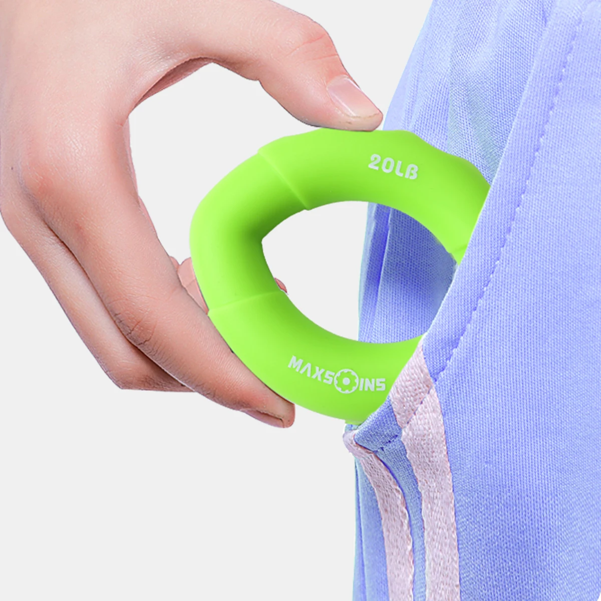 
Silicone hand grip forearm hand carpal expander muscle power training finger exerciser 