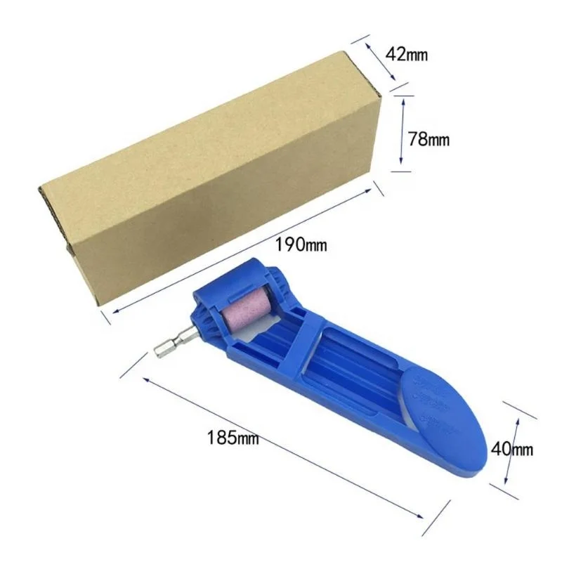 2-12.5mm Blue Portable Drill Bit Sharpener Corundum Grinding Wheel Power Tool For Drill Polishing
