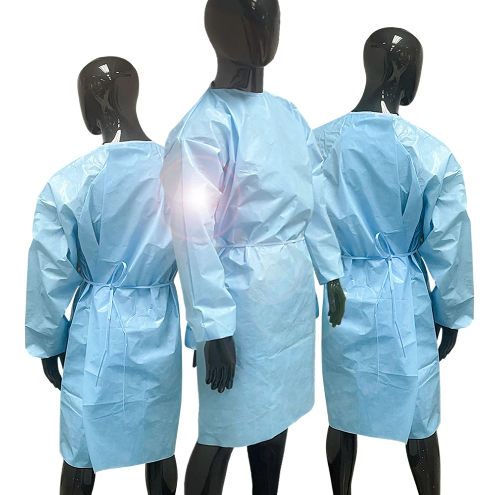 2022, высококачественная одежда SMS, одноразовое желтое платье AAMI 3 уровня для взрослых