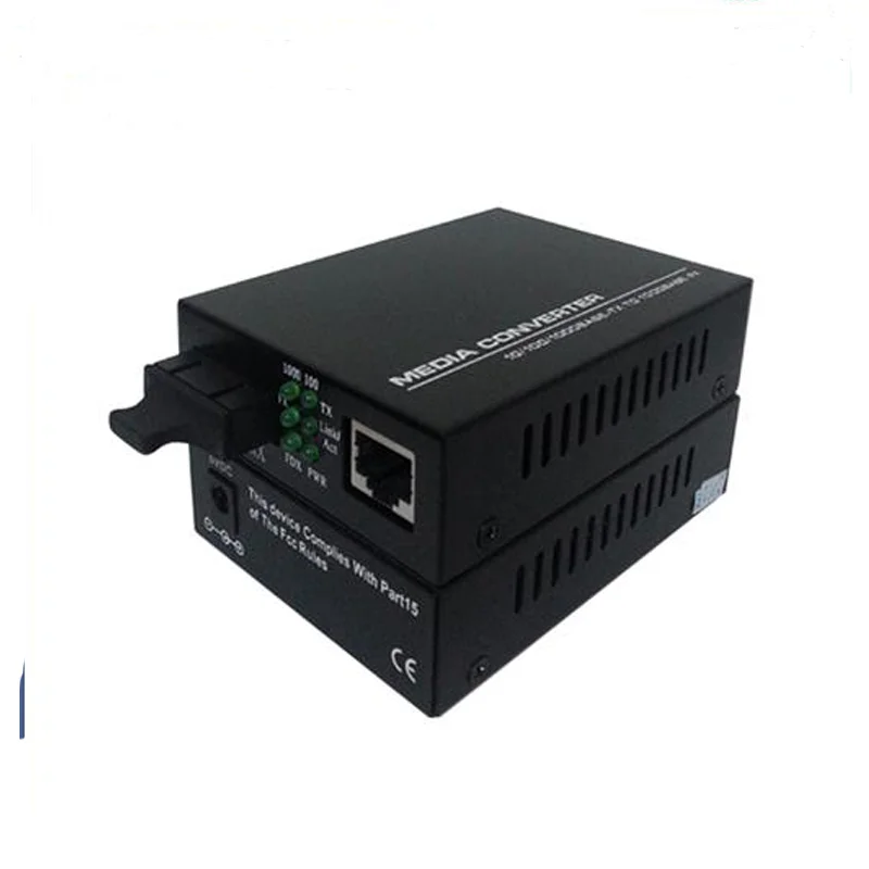 SM Дуплекс SC/ST/FC 1310nm 0-20 км 10/100/1000 м Media Converter