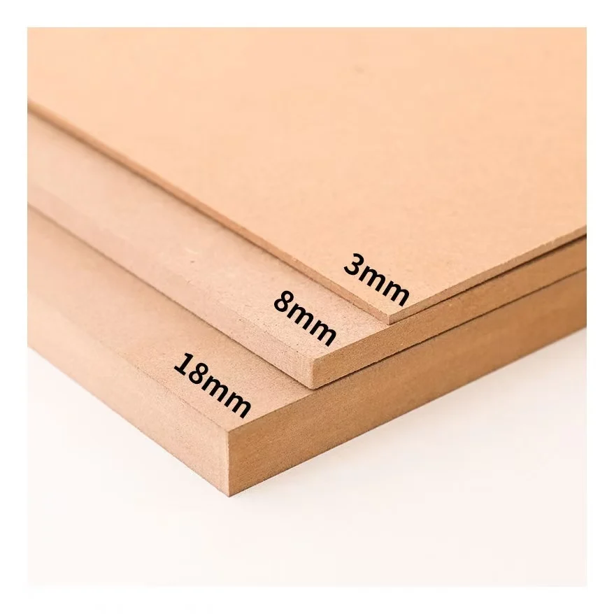 Innovative Design Versatile Board Cost-Effective High-Density Low Water Absorption 18 mm black veneer MDF