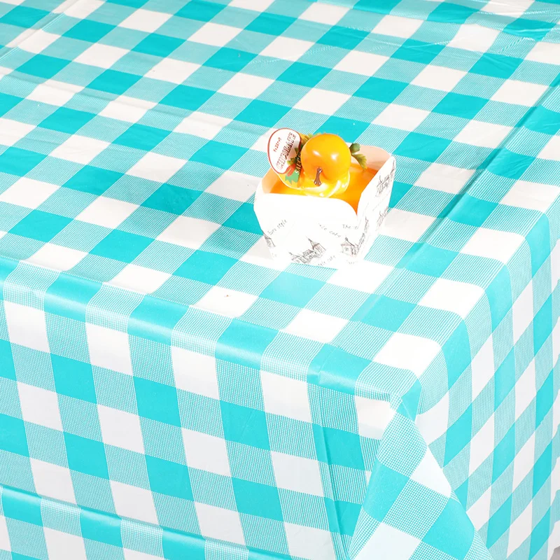
Waterproof Eco-Friendly Clean Peva Material Printed Disposable Plastic Tablecloth 