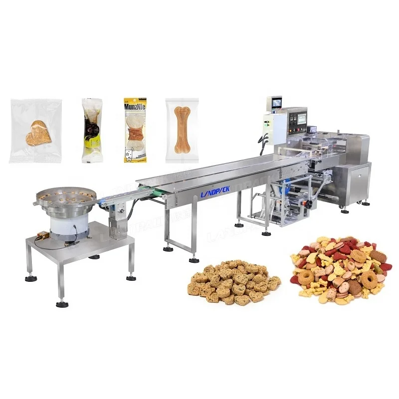 Automatic Biscuit Chewing Gum Chocolate Chips Dog Treat Counting And Packing Machine