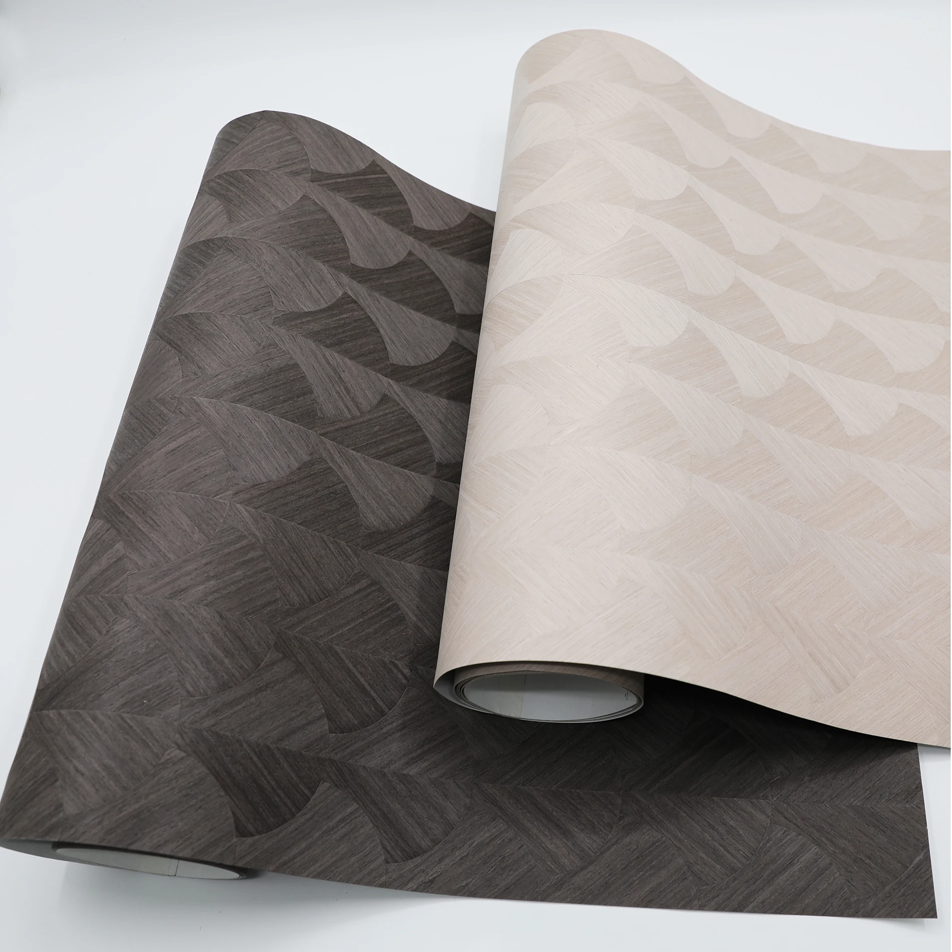 Greenland Shell Engineered Wood Veneer Collage Series table flooring Furniture Door Plywood skin Wallpaper For Home Decoration