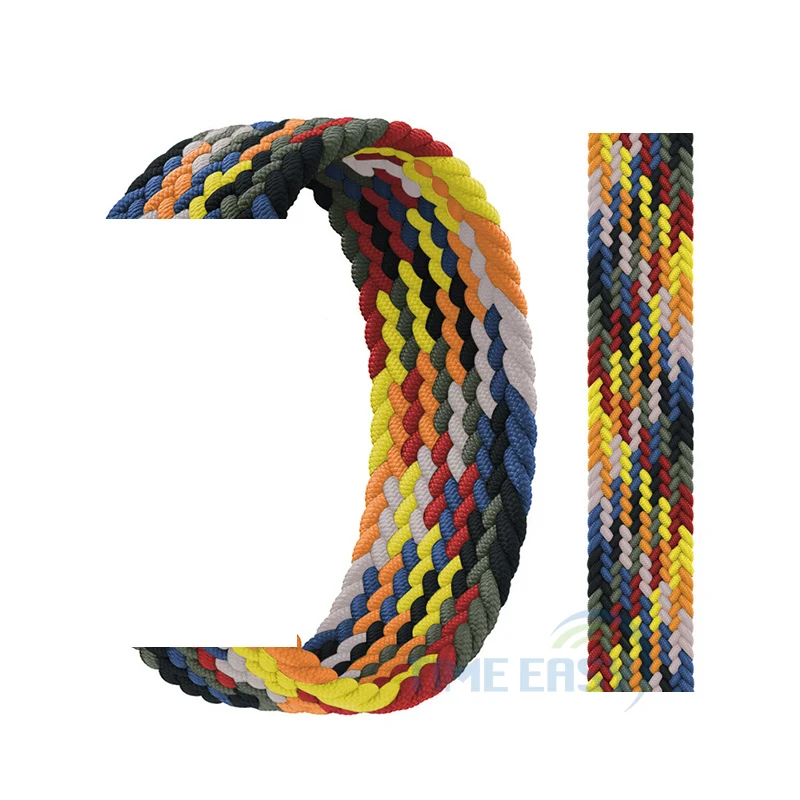 Ремешок Solo Loop из нейлоновой ткани для наручных часов, эластичный спортивный браслет для IWatch Series 6 SE 5 4 3, 44 мм 40 мм 38 мм 42 мм